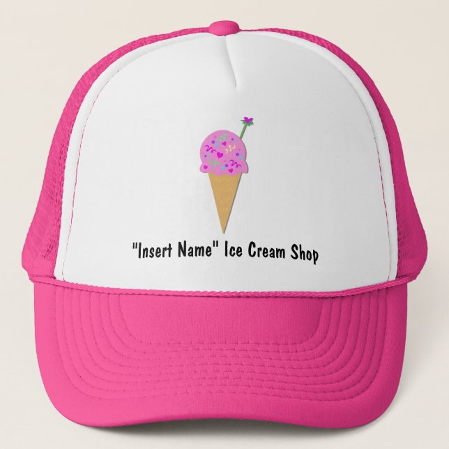 Ice Cream Trucker Hat (Front)