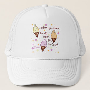 Ice Cream Trucker Hat