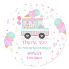Ice Cream Two Sweet 2nd Birthday Party Favours