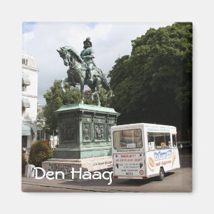Ice cream vendor and statue magnet