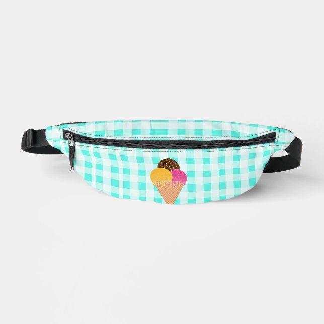 ice-cream waffle cone bum bags (Front)