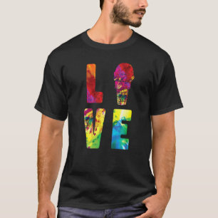 Ice Cream Watercolor Cone Sundae Love T-Shirt