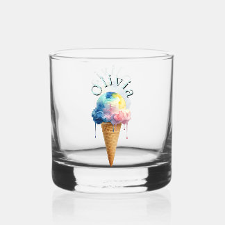 Ice Cream Whiskey Glass