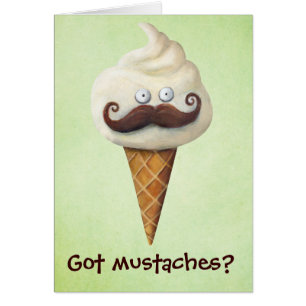 Ice Cream with Moustaches