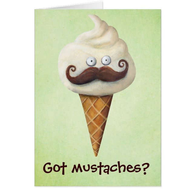 Ice Cream with Moustaches (Front)