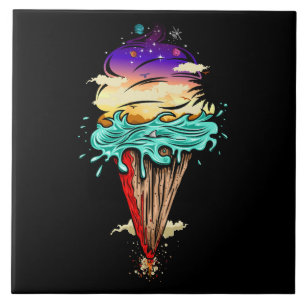 Ice Cream World Ceramic Tile