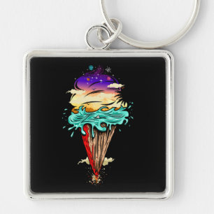 Ice Cream World Key Ring