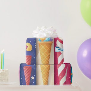Ice Cream Wrapping Paper