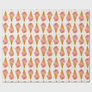 Ice Cream Wrapping Paper, Yummy, Girly and Cute Paper