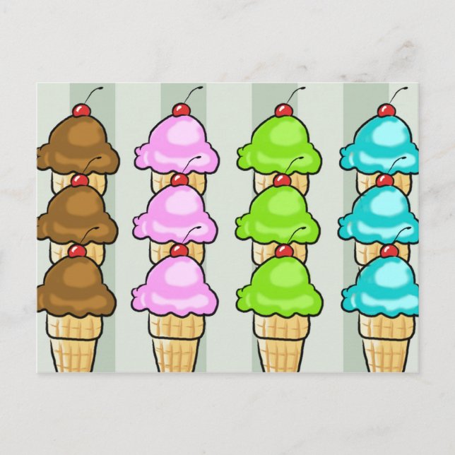 ice creams card (Front)