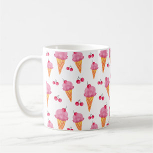 Ice creams & cherries coffee mug