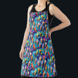 Ice Creams Colourful Art  Apron<br><div class="desc">Vivid,  tasty,  ice creams art.</div>