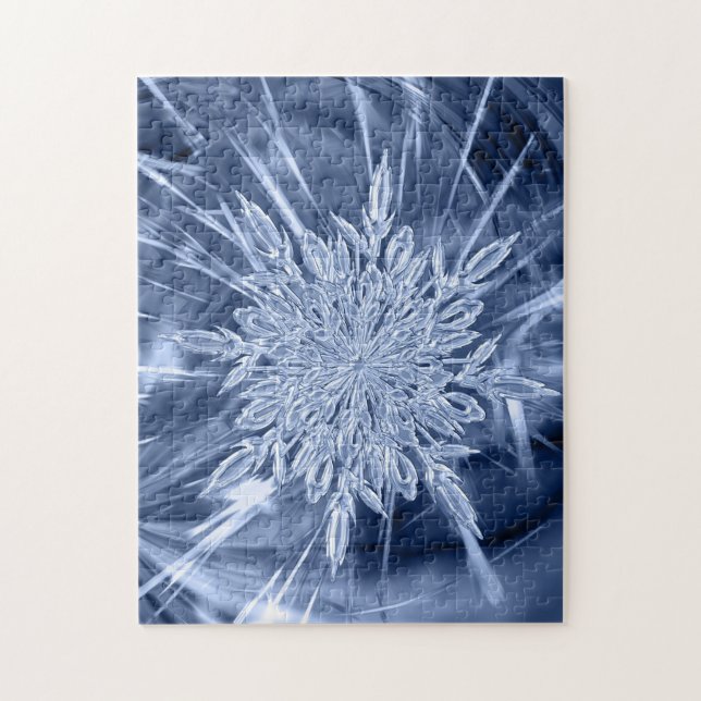 Ice Crystal Jigsaw Puzzle (Vertical)