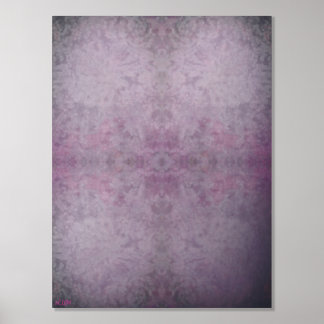 Ice Crystals III Silver Foil Print