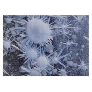 Ice crystals in the Sierra Cutting Board