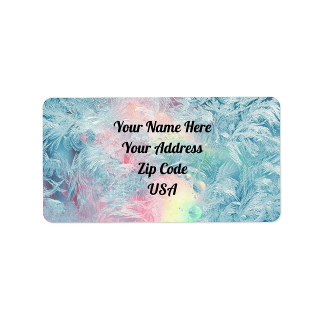 Ice Crystals Label (Front)