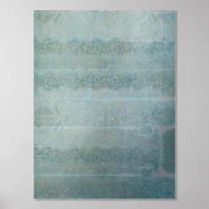 Ice Crystals V Silver Foil Print