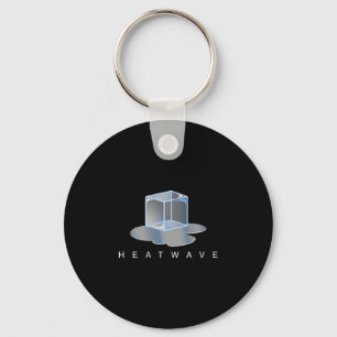 Ice cube heatwave - graphic premium tri-blend key ring