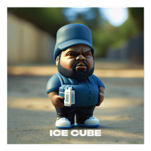 ICE CUBE Portrait Fun Art Photo Print