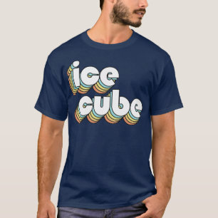 Ice Cube Retro Rainbow Typography Faded Style T-Shirt