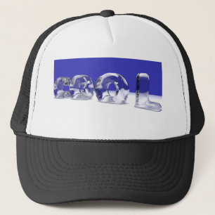 ICE CUBE TEXT TRUCKER HAT