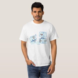 ice cubes icy cube water slipping stack melt cold T-Shirt