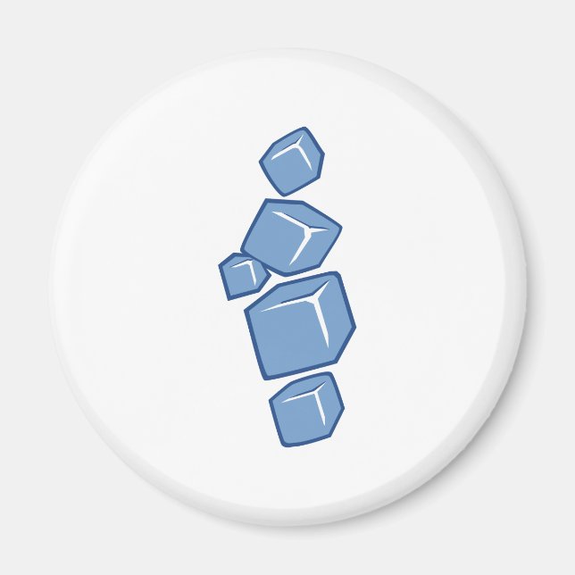 Ice cubes magnet (Front)