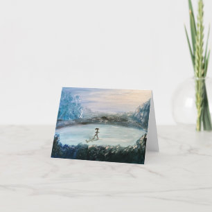 Ice Dancer Note Card