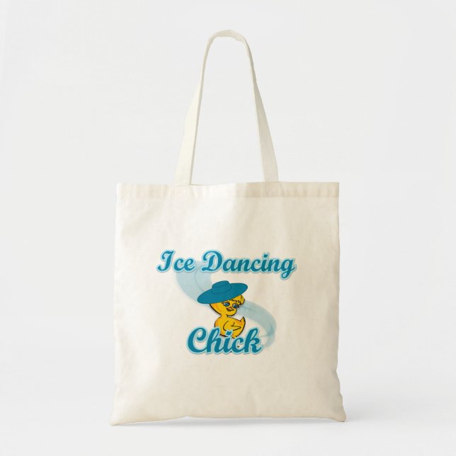 Ice Dancing Chick #3 Tote Bag (Front)