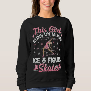 Ice dancing figure skating for a Figure skater gir Sweatshirt