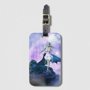 Ice Dragon Fairy Luggage Tag