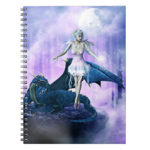 Ice Dragon Fairy Notebook