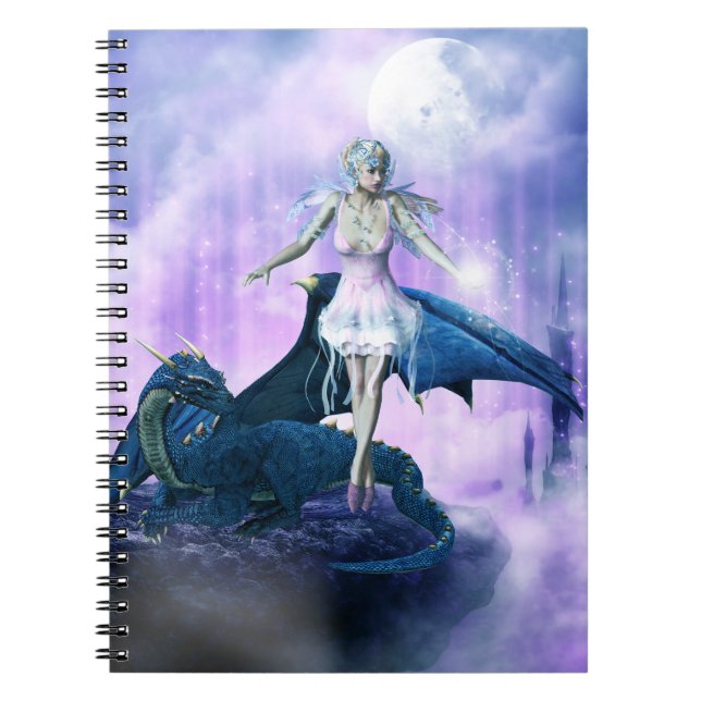Ice Dragon Fairy Notebook (Front)