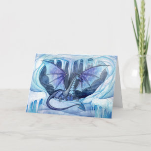 Ice Dragon Greeting Card
