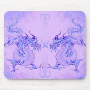 Ice dragons mousepad
