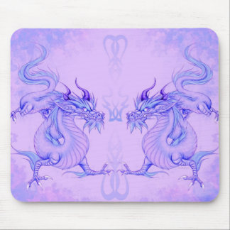 Ice dragons mousepad