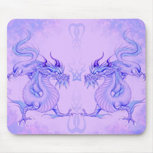 Ice dragons mousepad (Front)