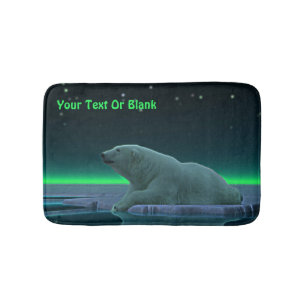 Ice Edge Polar Bear Bath Mat