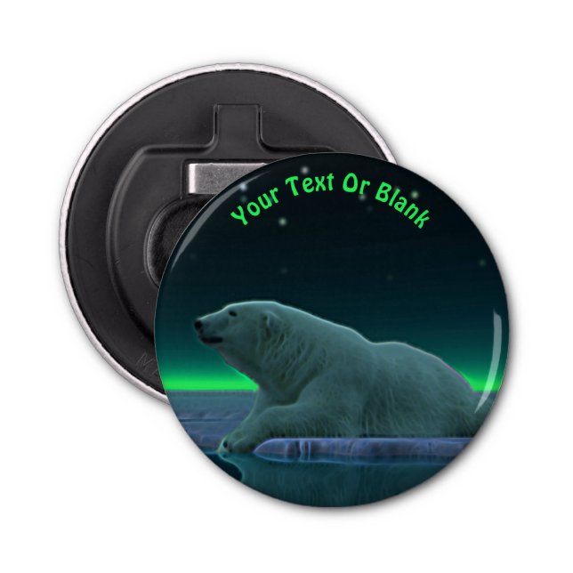 Ice Edge Polar Bear Bottle Opener (Front)
