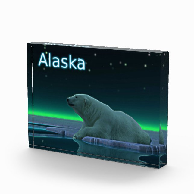 Ice Edge Polar Bear Photo Block (Right)