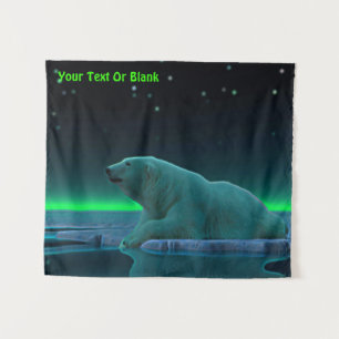 Ice Edge Polar Bear Tapestry