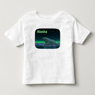 Ice Edge Polar Bear Toddler T-Shirt