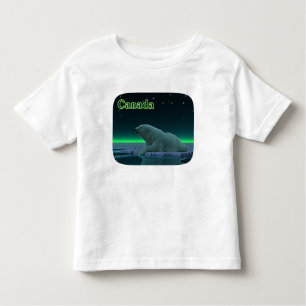 Ice Edge Polar Bear Toddler T-Shirt