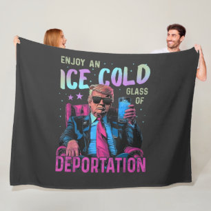 ICE Enjoy an Ice Cold Fleece Blanket