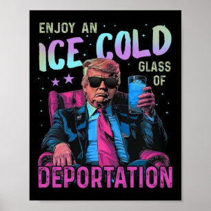 Ice Enjoy An Ice Cold Gl Of Deportation _1 Poster