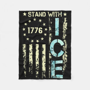 Ice Enjoy An Ice Cold Gl Of Deportation 4 Fleece Blanket
