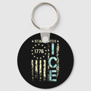 Ice Enjoy An Ice Cold Gl Of Deportation 4 Key Ring