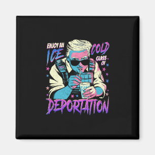 Ice Enjoy An Ice Cold Gl Of Deportation 7 Magnet