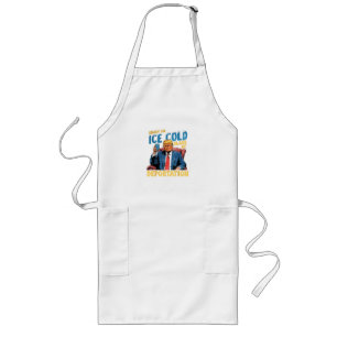 ICE Enjoy an Ice Cold Glass of Deportation  Long Apron
