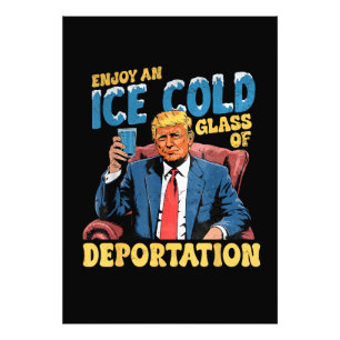 ICE Enjoy an Ice Cold Glass of Deportation Photo Print
